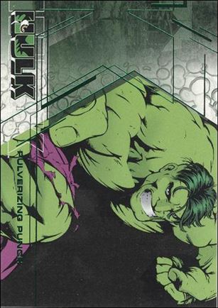 Hulk Film and Comic Cards (Base Set) card 77 Pulverizing Punch