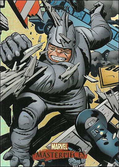2007 Marvel Masterpieces (Parallel Foil Base Set) card 68 Rhino