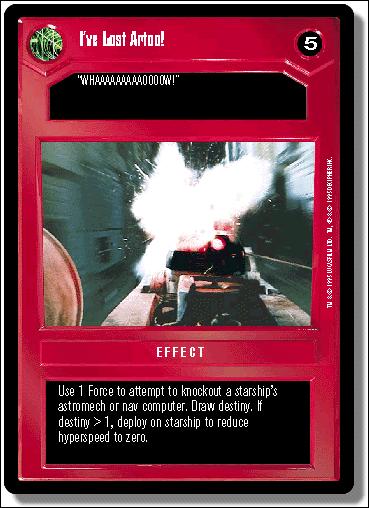 Star Wars: Premiere Limited (Base Set) card 56 I've Lost Artoo!