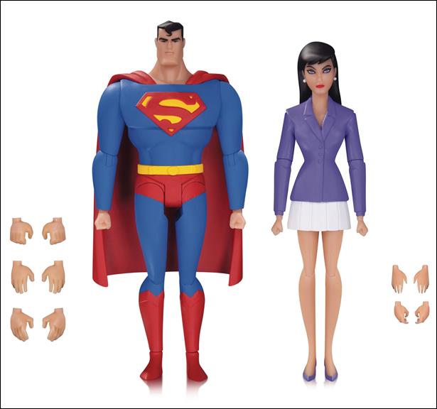 Superman Animated figure 01-B Superman and Lois Lane (Loose)