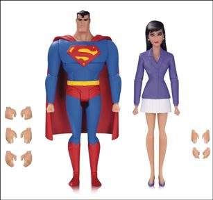 Superman Animated figure 01-B Superman and Lois Lane (Loose)
