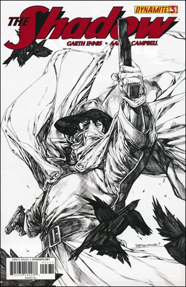 Shadow (2012) issue 3-G Stephen Segovia 1:50 Sketch Cover