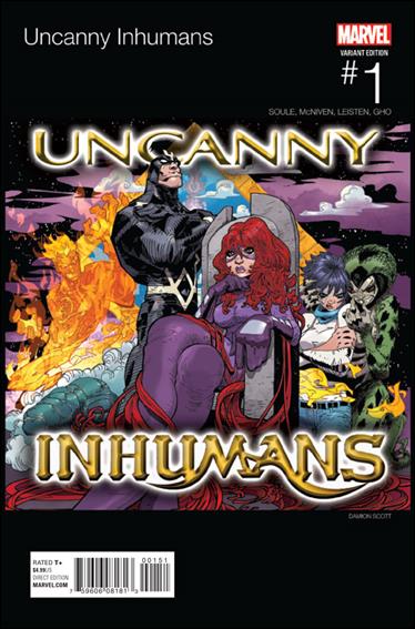 Uncanny Inhumans issue 1-J Damion Scott Hip Hop Cover
