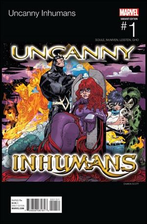 Uncanny Inhumans issue 1-J Damion Scott Hip Hop Cover