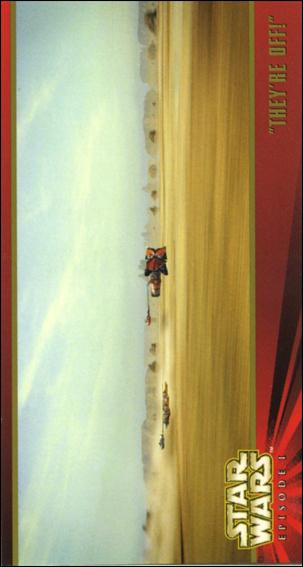 Star Wars: Episode I Widevision: Series 1 (Base Set) card 46 "They're Off!"