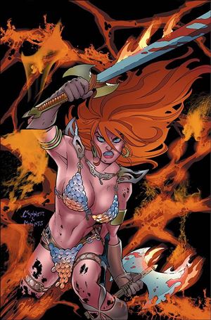Invincible Red Sonja issue 6-R Amanda Conner Virgin Cover