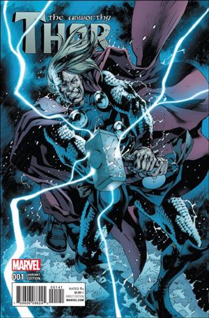 Unworthy Thor issue 1-D Bryan Hitch Cover