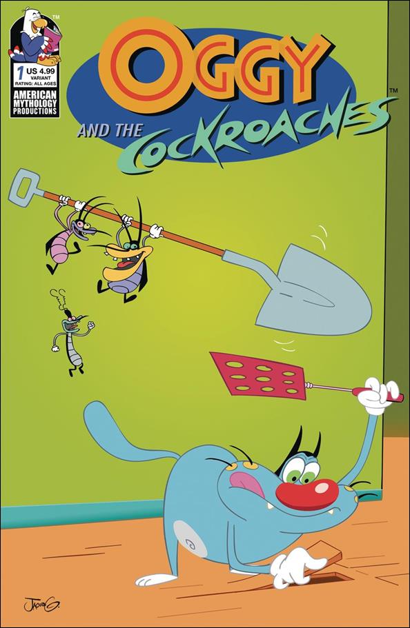 Oggy and the Cockroaches issue 1-B Jacob Greenwalt Cover