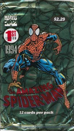 Amazing Spider-Man card 2-D Sealed Pack (12-Card Spidey Wall Stance Wrapper)