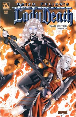Brian Pulido's Medieval Lady Death: War of the Winds issue 4-B Standard Cover
