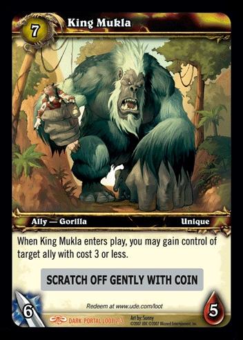 World of Warcraft: Through the Dark Portal (Loot Subset) card 2 King Mukla