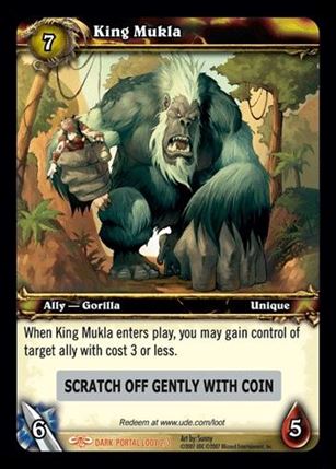 World of Warcraft: Through the Dark Portal (Loot Subset) card 2 King Mukla