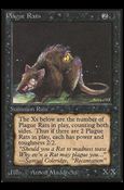 Magic the Gathering: Limited Edition Beta (Base Set) card 122 Plague Rats