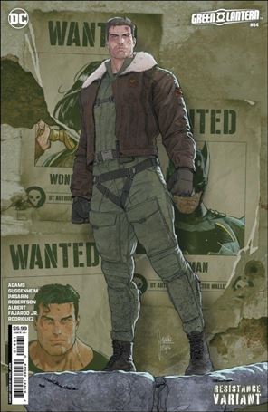 Green Lantern (2023) issue 14-D Mikel Janín Resistance Cardstock Cover