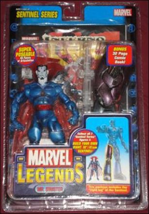 Marvel Legends (Sentinel Series) figure 6-C Mister Sinister (White Neck & Red Gem)