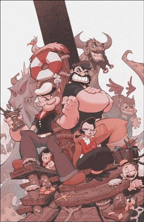 Eye Lie Popeye issue 1-B Jon Sommariva Cover