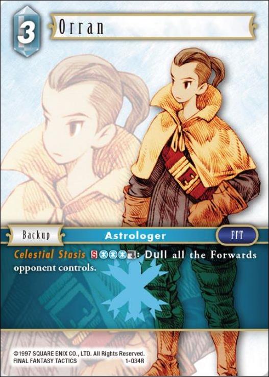 Final Fantasy Trading Card Game: Opus I (Base Set) card 034R Orran