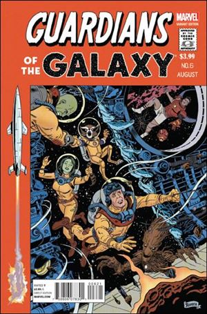 Guardians of the Galaxy (2013) issue 6-B Paolo Rivera Cover
