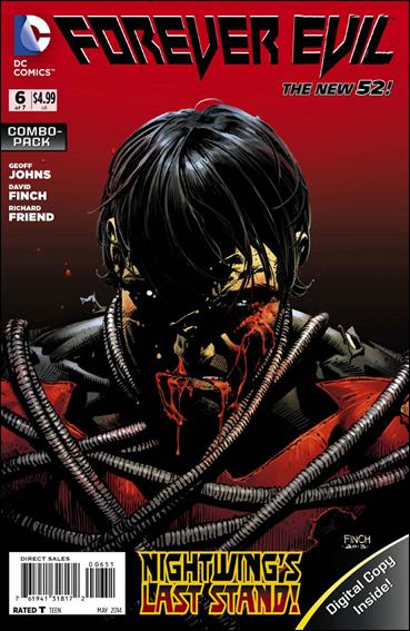 Forever Evil issue 6-C Unbagged David Finch Cover Combo Pack