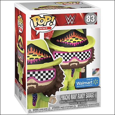 POP! WWE figure 83 "Macho Man" Randy Savage (Green Walmart Exclusive)