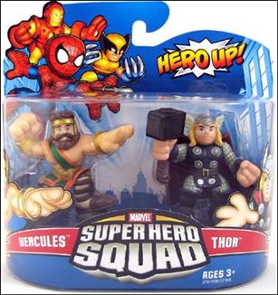 Marvel Super Hero Squad figure 80 Hercules and Thor (Modern)
