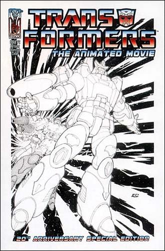 Transformers: The Animated Movie issue 2-B Sketch Cover