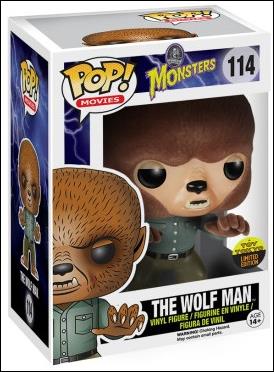 POP! Movies figure 114-B The Wolf Man (Flocked) Toy Tokyo Exclusive