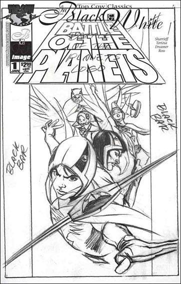 Top Cow Classics in Black and White: Battle of the Planets issue 1