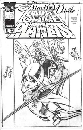 Top Cow Classics in Black and White: Battle of the Planets Cover Image 1