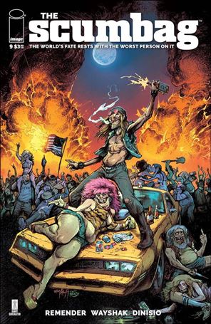 Scumbag issue 9-B Jonathan Wayshak Cover
