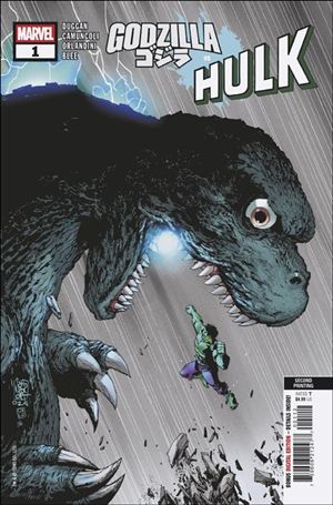 Godzilla vs. Hulk issue 1-K Giuseppe Camuncoli Cover (Second Printing)