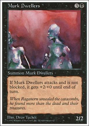 Magic the Gathering: 5th Edition (Base Set) card 180 Murk Dwellers