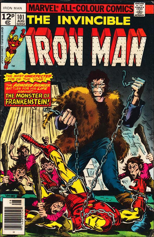 Iron Man (1968) issue 101-C UK Price Cover