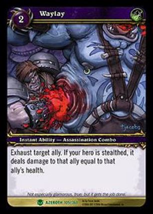 World of Warcraft: Heroes of Azeroth (Base Set) card 105 Waylay