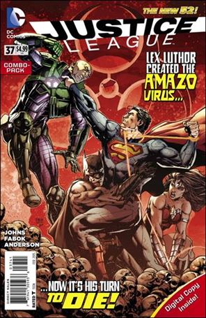Justice League (2011) issue 37-C Unpagged Jason Fabok Cover Combo Pack