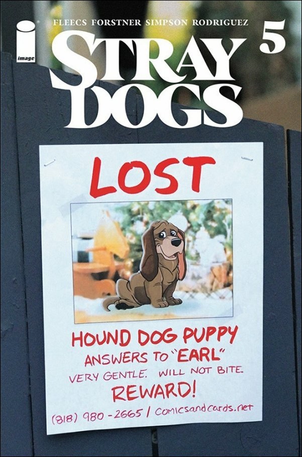 Stray Dogs issue 5-F Retailer Exclusive "Lost Dog" Cover 1/500