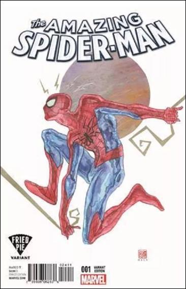 Amazing Spider-Man (2015) issue 1-TB Unbagged David Mack Fried Pie Cover