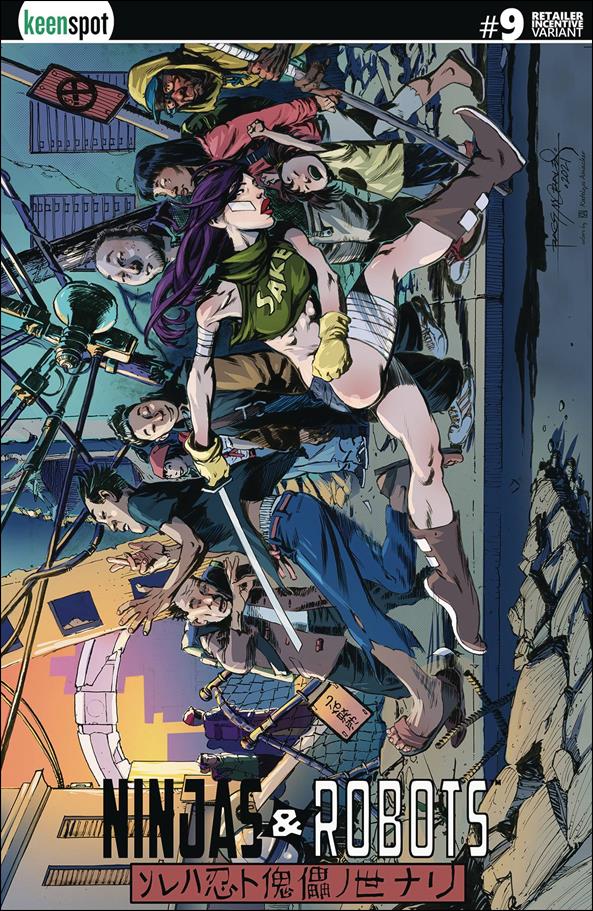 Ninjas and Robots issue 9-D Rags Morales 1:5 Cover
