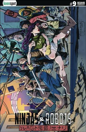 Ninjas and Robots issue 9-D Rags Morales 1:5 Cover