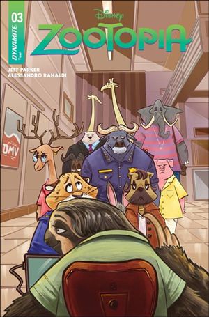Zootopia (2025) issue 3-B Alessandro Ranaldi Cover