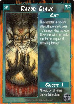Rage Limited (Base Set) card 208 Razor Claws 