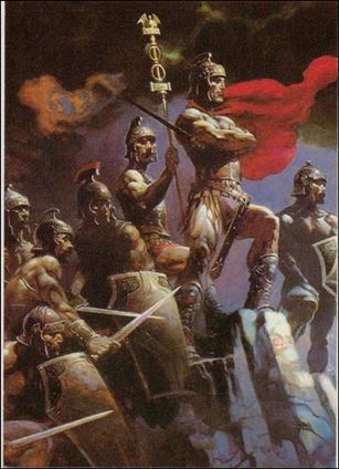 Frazetta (Base Set) card 86 Seven Romans