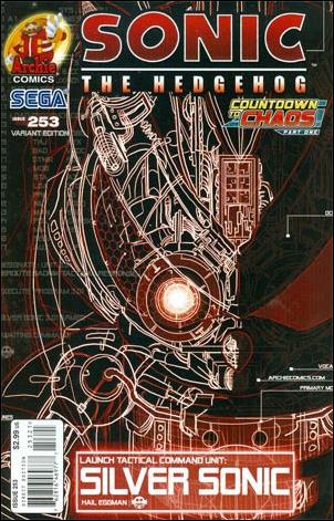 Sonic the Hedgehog (1993) issue 253-B T. Rex Cover