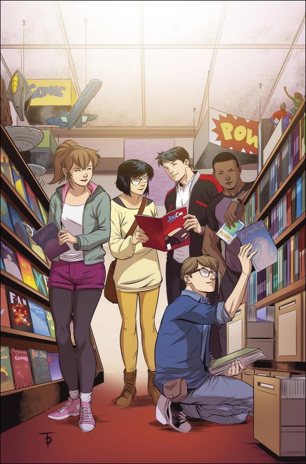 Saban's Go Go Power Rangers issue 1-D Marcus To "Thank You" Cover