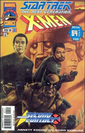 Star Trek/X-Men: Second Contact issue 1-B Vince Evans Cover