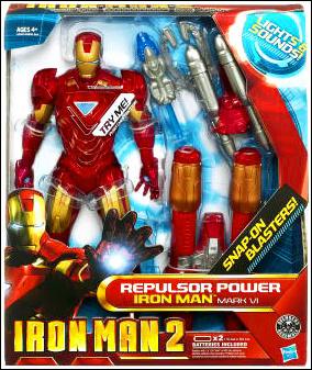 Iron Man 2 (12" Figures) figure 1 Repulsor Power Iron Man (Mark VI)