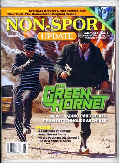 Non-Sport Update (2010) issue 6 Polybagged with Price Guide and Promos