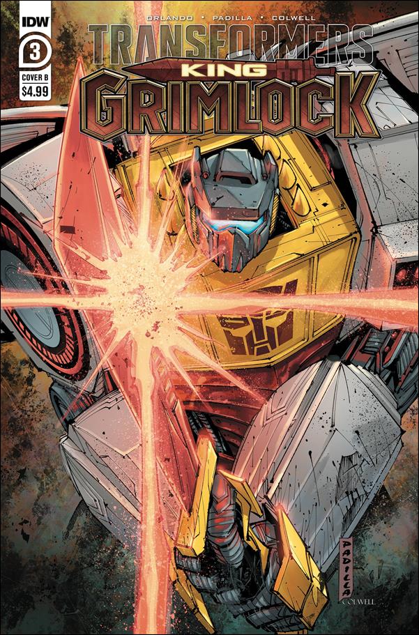 Transformers: King Grimlock issue 3-B Agustin Padilla Cover