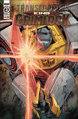 Transformers: King Grimlock issue 3-B Agustin Padilla Cover