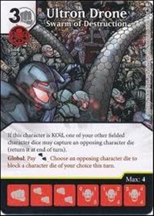 Marvel Dice Masters Age of Ultron  card 132 Ultron Drone: Swarm of Destruction
